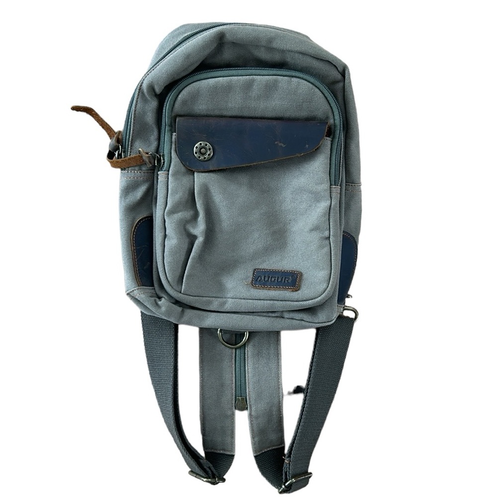 Mini canvas backpack